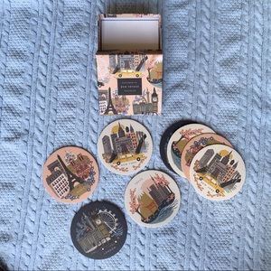 NIB Rifle Paper Co. Paper Coasters (8set)